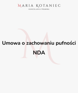 Umowa o zachowaniu poufności