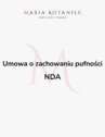 Umowa o zachowaniu poufności
